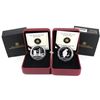 Image 1 : 2011 Canada $10 Boreal Forest & Peregrine Falcon Fine Silver Coin Set (TAX Exempt). 2pcs.