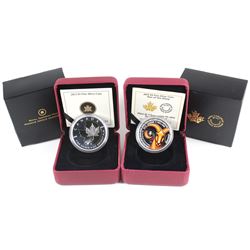 2013 & 2015 Canada $5 Commemorative Fine Silver Coin Set (TAX Exempt). You will receive the 2013 25t