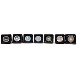 1971-1978 Canada Specimen Silver Dollar Collection. You will receive each date from 1971 to 1978 exc