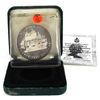 Image 1 : 1977 Bermuda $25 Sailing Ship Silver Jubilee Commemorative Sterling Silver Coin (toned). Contains 1.
