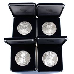 2017 USA 1oz American Eagle Fine Silver Bullion Coins in United States Mint Packaging (coins lightly