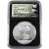 Image 1 : 2017 China 30g Panda .999 Fine Silver Coin NGC Certified MS-70 Early Releases (TAX Exempt).