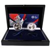 Image 1 : 2017 Great Britain The Changing Face of Britain 2-coin Proof & Reverse Proof Fine Silver Britannia S