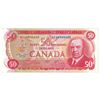 Image 1 : 1975 $50 BC-51b Bank of Canada Note, Crow-Bouey, EFA4944633, VF-EF (2 small holes to the left around