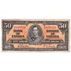 Image 1 : 1937 $50 BC-26b, Bank of Canada, Gordon-Towers, B/H1379547, Circulated.
