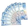 Image 1 : 2008 $5 Bank of Canada Notes Jenkins-Carney Signatures with Consecutive Serial Numbers APV2360206-21