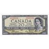 Image 1 : 1954 Devil's Face $20 Banknote, Coyne-Towers, BC-33a. S/N: A/E0192156. Note is in average circulated