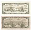 Image 2 : 1954 $20 Bank of Canada Notes with Both Devil's Face BC-33b and Modified Portrait BC-41b Varieties. 