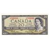 Image 1 : 1954 $20 BC-41b Bank of Canada, Beattie-Rasminsky, A/W7806966, Almost Uncirculated.