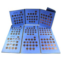 3x Canadian Small Cent Collection date ranges between 1920-1972 in Blue Whitman Book. Each book cont