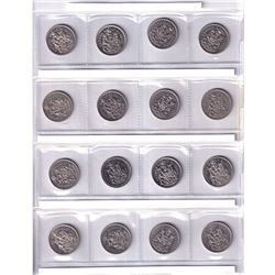 Canada 50-cent Collection 1968-2014. You will receive 53 pcs dated between 1968 and 2014.