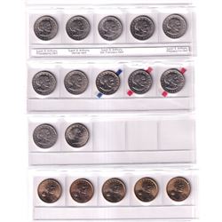 United States Dollar Collection 1979-2017. You will receive 47 pcs dated between 1979 and 2017.