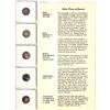 Image 1 : Canada Silver Dimes, Half Dollar & Dollar with informational display folders/Cards. Dates include 19