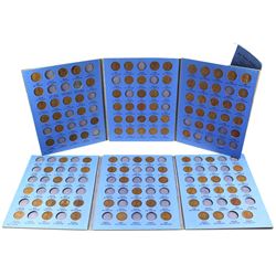 1909-1974 United States Lincoln Head 1-cent in vintage Whitman folder. You will receive 107 pcs date