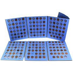 1909-1976 United States Lincoln Head 1-cent in vintage Whitman folder. You will receive 107 pcs date