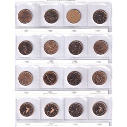 Canada Loon Dollar Collection 1987-2016. You will receive at least one of each date except 2013, 201