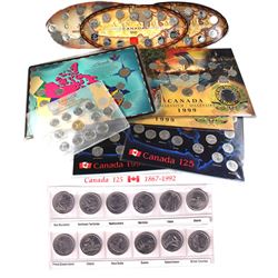 Estate Lot of Canada Commemorative sets: 1992 Canada 125th Anniversary with all 12 Commemorative 25-