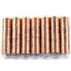 7x 2003 No P New Effigy Canada 1-cent Original Roll of 50pcs. 7pcs