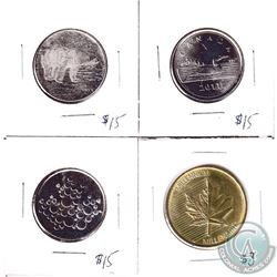 Lot of 4x RCM Tokens with Different Designs. 4pcs