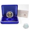 Image 1 : 1952-1977 Silver Jubilee Fine Silver Medal with 24K Gold Plating by Jacques Cartier Mint (Tax Exempt