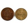 Image 1 : Pair of Kinsmen Club "Serving Your Community" Tokens. 2pcs