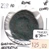 Image 1 : Rome 239CE Gordian III Sestertius in Very Fine (VF-20) Condition (corrosion)