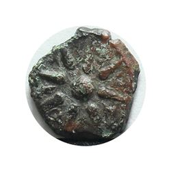 Judea 103-76 BC Prutah, Alexander Jannaeus, 'Widows Mite', VF