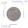 Image 1 : 1957J Germany 1 Mark Extra Fine