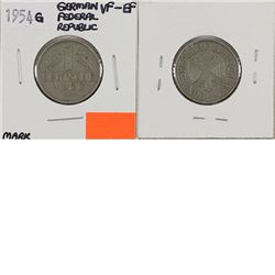 1954G German Federal Republic Mark VF-EF