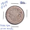Image 1 : 1948 Canada 50-cent F-VF (Cleaned, Rim Nick).