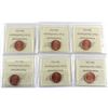 Image 2 : 2000-2005 Canada 1-cent ICCS Certified MS-66 Red - 2000, 2002P, 2003 New Effigy, 2003P, 2004 & 2005.
