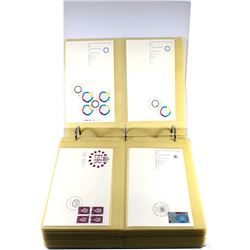 *150x 1987-1989 Canadian First Day Cover Stamp Collection in Binder. You will receive many different