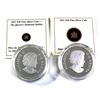 Image 2 : 2011 & 2012 $20 Canada Fine Silver Coins Encapsulated with COAs - 2011 Prince William & Kate Middlet