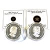 Image 2 : 2008 & 2009 Canada $15 Vignettes of Royalty Series Sterling Silver Coins Encapsulated with COAs - 20