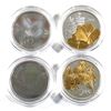 Image 1 : 2005 & 2006 Canada 50-cent Sterling Silver Coins in Capsules - 2005 Butterflies - Great Spangled Fri
