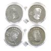 Image 2 : 2005 & 2006 Canada 50-cent Sterling Silver Coins in Capsules - 2005 Butterflies - Great Spangled Fri