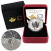 Image 1 : 2015 Canada $5 Violet Privy - ANA Chicago State Flower Fine Silver Coin (TAX Exempt).