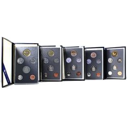 2x 1988, 1990, 1991 & 1992 Canada 6-coin Specimen Sets (one of the 1988 and the 1991 packaging are i