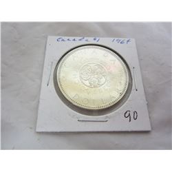 1964 CANADIAN SILVER DOLLAR