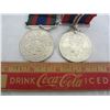 Image 2 : TWO STERLING SILVER CANADIAN WORLD WAR II MEDALS
