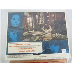 VINTAGE LOBBY CARD SECRET CEREMONY (11"X14")