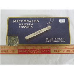 BRITISH CONSULS TOBACCO TIN