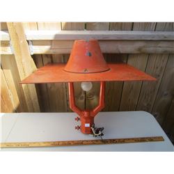 1950S-1960S HUSKEY GAS STATION LIGHT FIXTURE