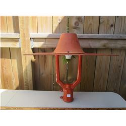 1950S-1960S HUSKEY GAS STATION ISLAND LIGHT FIXTURE