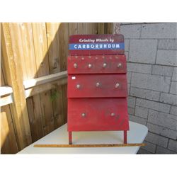 CARBORUNDUM ADVERTISING DISPLAY SIGN