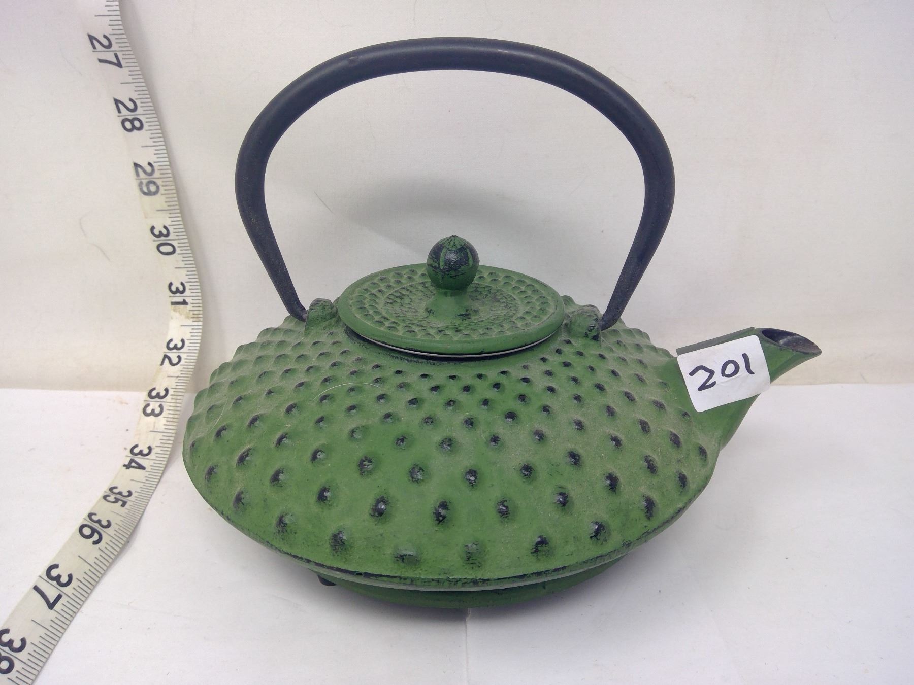 Japanese CastIron Teapot Telescoping Starburst