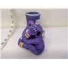 Image 4 : Purple Pottery Effigy Man and his Pipe - Indonesia