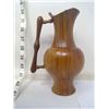 Image 3 : Olivewood Symbolic Water Ewer from Holyland (Israel)