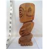 Image 4 : Red Mahoganey Carved Wood Figure from Tahiti