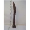 Image 3 : Ebony Wood "Blade Head" Carving, Congo, 1980